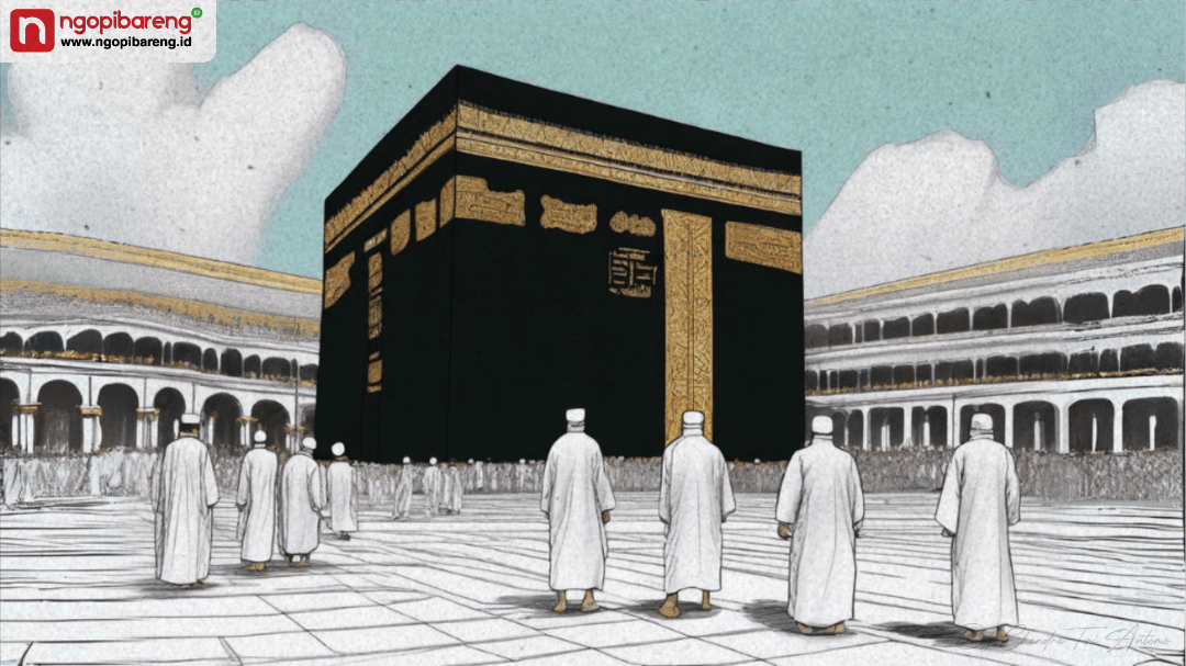Jemaah Haji Indonesia di Tanah Suci mulai dijadwalkan untuk pulang Kembali ke tanah air. Terdapat empat kloter yang mengawali kepulangan haji. (Ilustrasi: Ngopibareng.id)