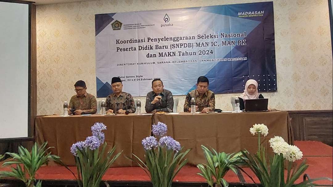 Seleksi Nasional Penerimaan Peserta Didik Baru (SNPDB) MAN IC, MAN-PK dan Madrasah Aliyah Kejuruan Negeri (MAKN) di Indonesia, pada 2-3 Maret 2024. (Foto: Dok Kemenag)
