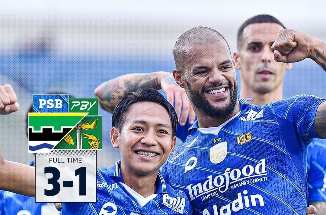 David da Silva cetak tiga gol ke gawang mantan, Persebaya Surabaya, Sabtu 20 April 2024. (Foto: Instagram @persib)