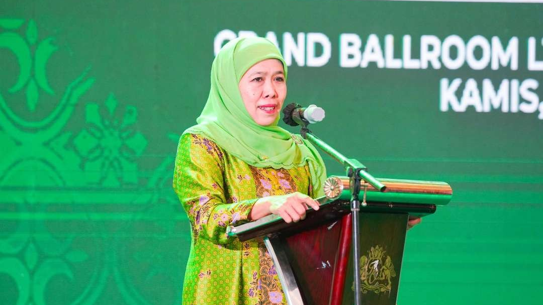 Ketua Umum PP Muslimat NU Khofifah Indar Parawansa mengawal pembentukan barisan Bunda Asuh Peduli Stunting untuk Provinsi Kepulauan Riau. (Foto: Dokumentasi Pribadi)