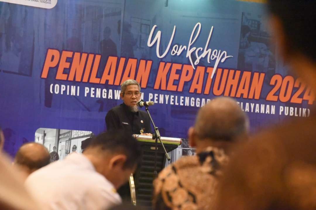 Sekretaris Daerah Jawa Tengah, Sumarno di Hotel Grand Candi, Kota Semarang Rabu, 22 Mei 2024. (Foto: Istimewa)