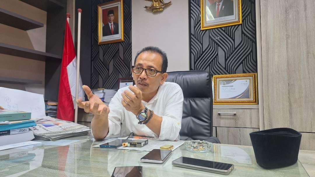 Wakil Ketua DPC Partai Gerindra Surabaya, A. Hermas Thony. (Foto: Julianus Palermo/Ngopibareng.id)