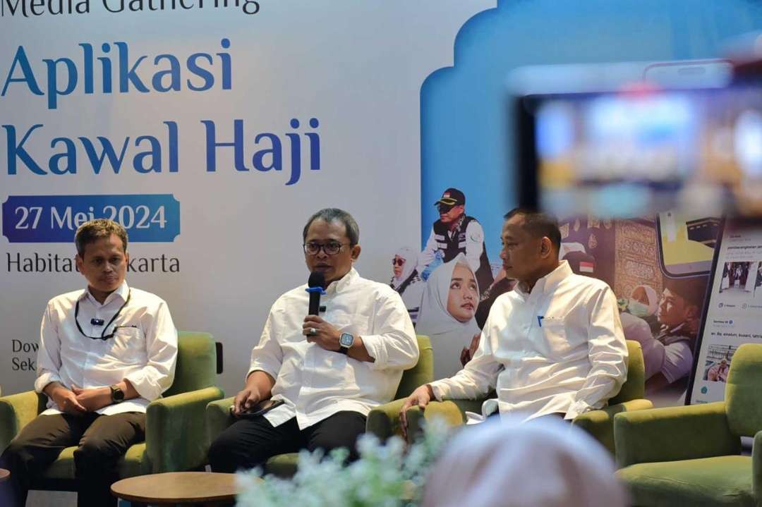 Kementerian Agama hari ini merilis sebuah aplikasi baru yang disebut “Kawal Haji”. (Foto: Dok MCH 2024)