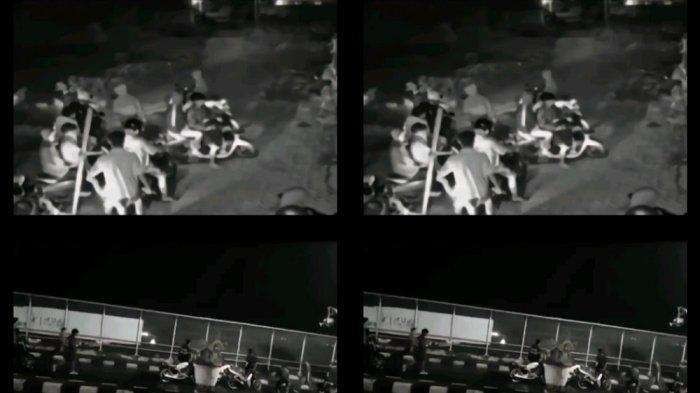 Potongan rekaman hitam putih disebut sebagai CCTV di malam pembunuhan Vina Cirebon. (Foto: Istimewa)