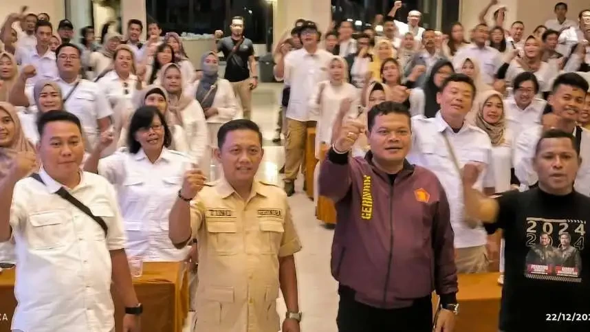 Katino, Ketua DPC Gerindra Kota Kediri yang saat ini menjabat Wakil Ketua DPRD Kota Kediri Maju Dalam Pilwali 2024 (Fendi Lesmana/ngopibareng.id)