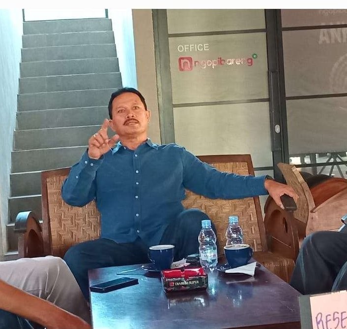 Walikota Madiun, Jawa Timur, periode April 2019- April 2024 Maidi  di acara Ulang Tahun Ngopibareng.id, pada Jumat 21 Juni 2024. (Foto: sujatmiko/ngopibareng.id)