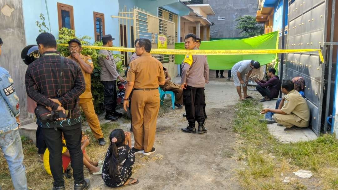 Balita berusia 4 tahun ditemukan tewas  terkubur dipinggir saluran air di Dusun Mbabakan Desa Tugurejo Kecamatan Ngasem Kabupaten Kediri (Istimewa)