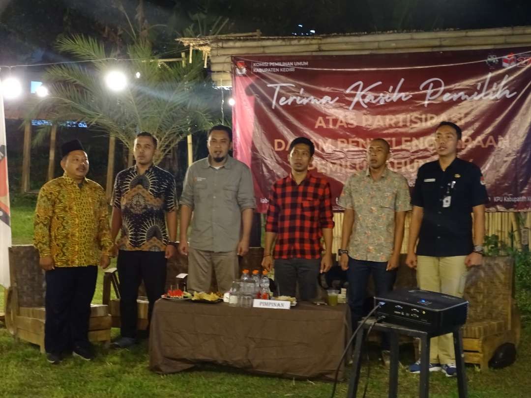 KPU Kabupaten Kediri menggelar kegiatan diskusi bertajuk "Terima Kasih Pemilih dalam Penyelenggaraan Pemilu 2024". (Foto: Istimewa)