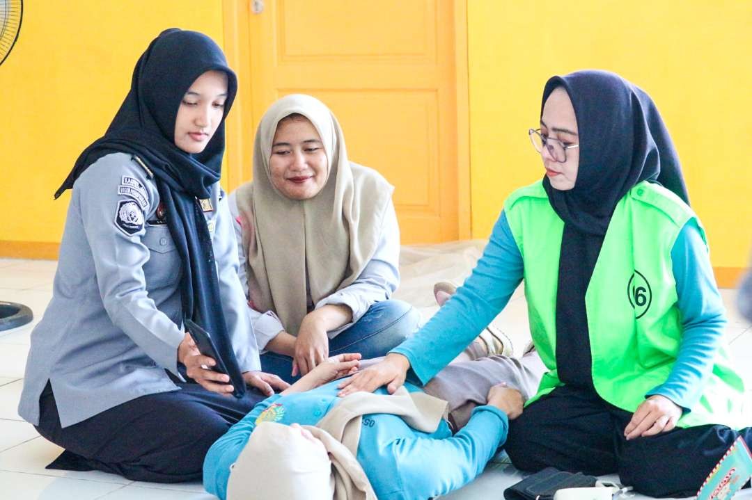 Pelatihan kader kesehatan di rutan perempuan Surabaya. (Foto: Aini Arifin/Ngopibareng.id)